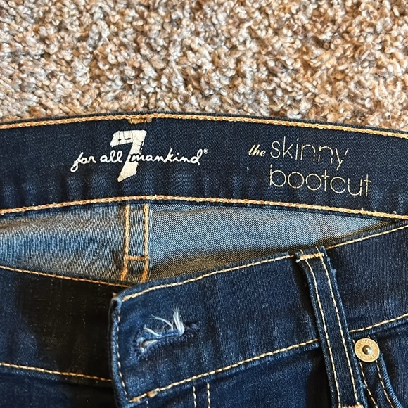 7 for all mankind skinny bootcut - Picture 3 of 5